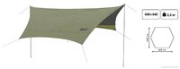 Тент Tramp LITE Tent green 4,4 х 4,4