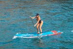 Доска SUP надувная Starboard Inflatable 10’8″ iGO Zen Roll SC with Paddle