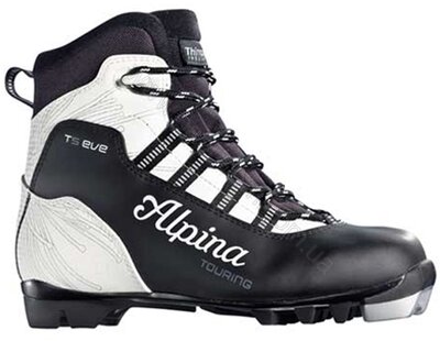 Ботинки для беговых лыж Alpina T5 Eve женские Black/gray