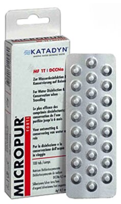 Таблетки обеззараживающие Katadyn Micropur Forte MF 1T 100 шт.