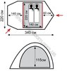 Палатка туристическая Tramp Colibri Plus