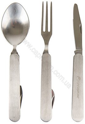 Набор столовых приборов Lifeventure Stainless Steel Folding Cutlery Set