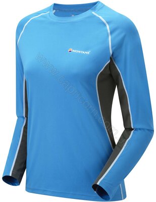 Футболка Montane Sonic LS жіноча XS (INT) Maya/storm