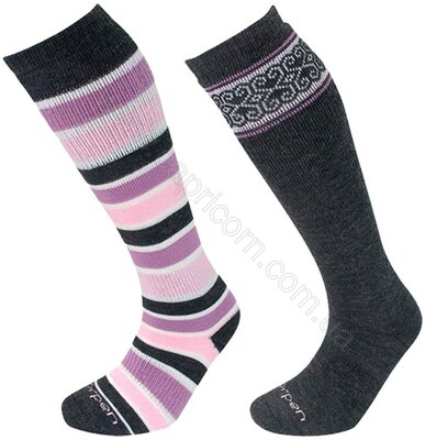Шкарпетки Lorpen S2WL жіночі Gray/pink