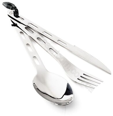 Набір столових приладів GSI Outdoors Glacier Stainless 3 PC Ring Cutlery