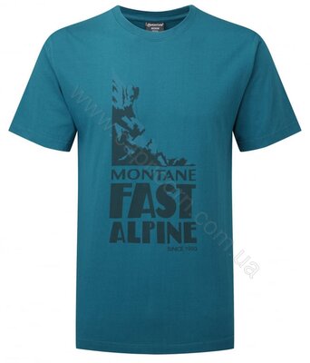 Футболка Montane Fast Alpine XL (INT) Blue