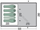 Намет кемпінговий Pinguin Omega 4