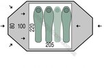 Намет туристичний Pinguin Taifun 3