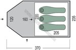 Палатка кемпинговая Pinguin Campus 3 Duralu
