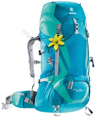 Рюкзак туристический Deuter ACT Lite 35+10 SL женский цвет  3217  Petrol/Mint