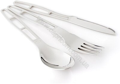 Набір столових приладів GSI Outdoors Glacier Stainless 3 PC Cutlery