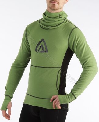 Термобелье блуза Aclima Warmwool Hood M (INT) Green