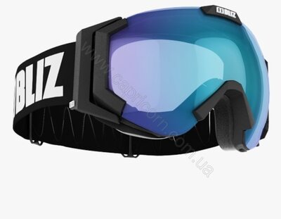 Маска гірськолижна Bliz Carver Smallface 11 31117-14 Black/Blue multi