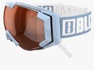 Маска горнолыжная Bliz Carver SR 8 32087-31 Light Blue/Orange