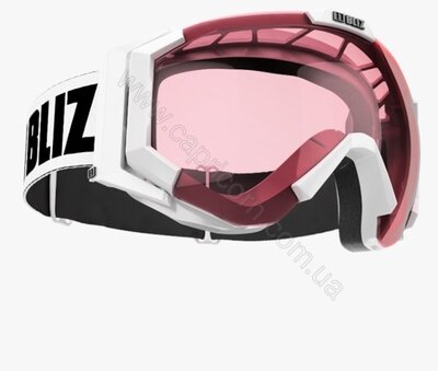 Маска горнолыжная Bliz Carver SR 8 32240-04 White/Pink