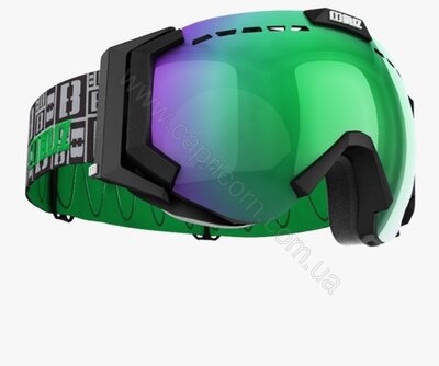 Маска гірськолижна Bliz Carver XT 36137-17 Black/Brown with green multi