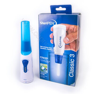 SteriPEN Classic 3 UV Water Purifier with Pre-Filter