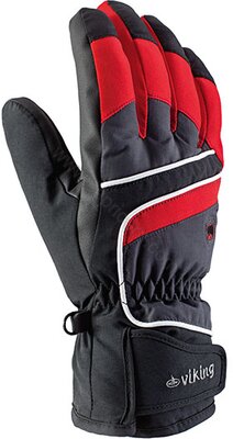 Рукавички Viking Biset Black-grey-red (34)