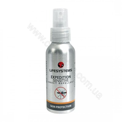 Средство защиты от насекомых  Lifesystems Expedition Sensitive DEET Free Insect Repellent Spray 100 ml
