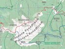 Карта Асса Верховинський Вододільний хребет. Полонина Руна