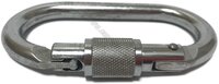 Карабин X-ALP Oval Screw Gate Keylock Steel 2442KSG