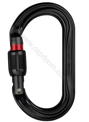 Карабин Petzl OK Screw Lock BLACK ( M33A SLN)