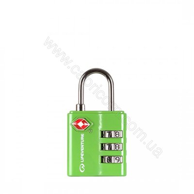Аксесуар для рюкзака Lifeventure TSA Combination Lock Green