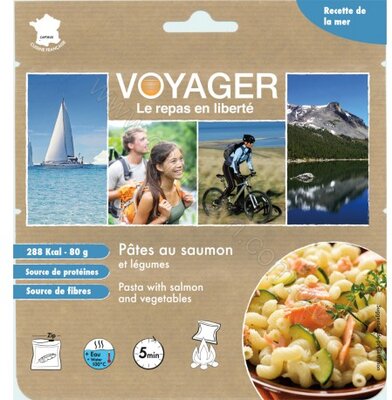 Voyager Паста с лососем и овощами