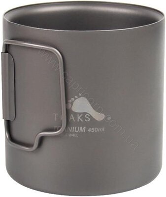 Кружка Toaks Titanium 450 ml Double Wall Cup