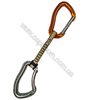 Відтяжка з карабінами Climbing Technology Nimble Set DY 12 cm anod