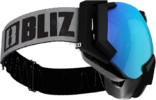 Маска гірськолижна Bliz Bliz Carver SR 11 32106-13 Black / Grey / Brown whis blue multi