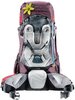 Рюкзак туристический Deuter Aircontact 40+10 SL женский Cranberry - aubergine