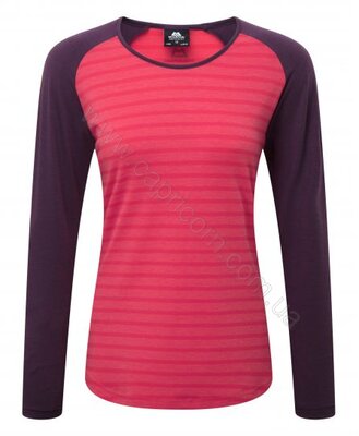 Футболка Mountain Equipment Redline LS Women's Tee Blue stripe/D blue L (INT)