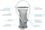 Питна система Hydrapak VELOCITY IT 1,5 L Clear