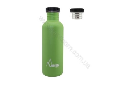 Фляга Laken BASIC STEEL 0.75 L P/P Cap Green