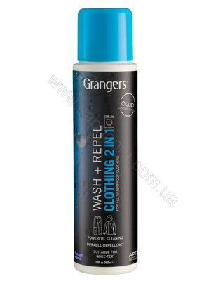 Средство для ухода Granger's WASH + REPEL CLOTHING 300 ml. 2 in 1