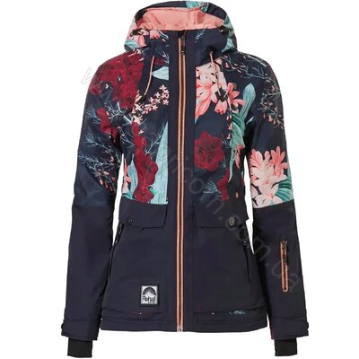 Куртка горнолыжная Rehall Luna Floral red женская S (INT) Green gletsjer