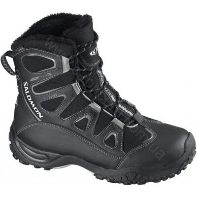 Черевики утеплені Salomon жіночі SNOWCAT WP W Black/Black/Chalk Grey