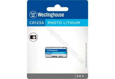 Батарейка Westinghouse CR123A Photo Lithium