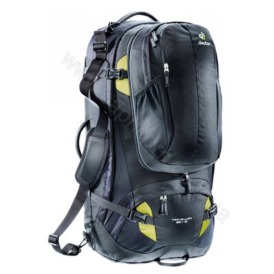 Рюкзак туристический Deuter TRAVELLER  80+10  7260  black - moss