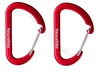 Карабін Naturehike CAMPING ACCESSORIES NH15A002-H Red
