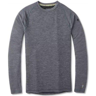 Термобілизна блуза Smartwool Men`s Merino Mid 250 Pattern Crew Medium Gray Tick Stitch XL (INT)