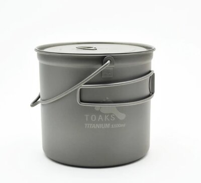 Подставка для котла Toaks Titanium 1100 ml Pot With Bail Handle