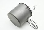 Подставка для котла Toaks Titanium 1100 ml Pot With Bail Handle