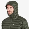 Куртка пухова Montane Anti-Freeze Hoodie Oak Green L (INT) Oak green