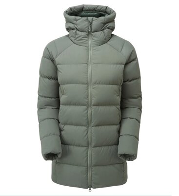 Куртка пуховая  Montane женская Women's Tundra Hooded Down Jacket Eucalyptus L (INT)