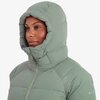 Куртка пуховая  Montane женская Women's Tundra Hooded Down Jacket Eucalyptus M (INT)