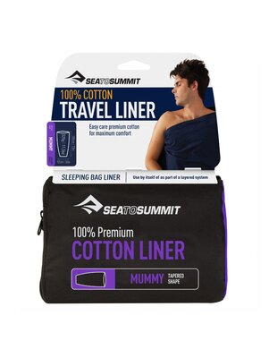 Вкладыш в спальник Sea To Summit Premium Cotton Liner Mummy