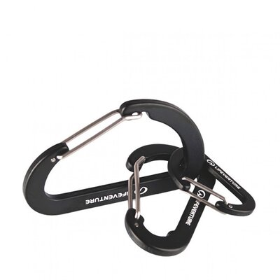 Карабін Lifeventure KARABINERS black 3шт.