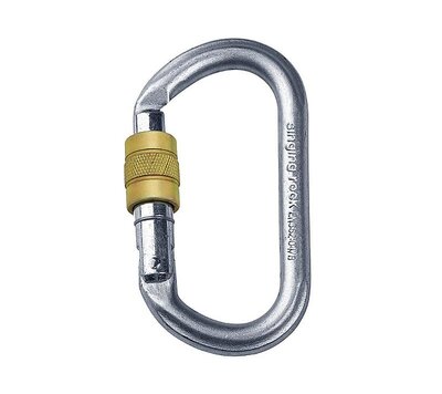 Карабин Singing Rock OVAL STEEL CONNECTOR KEYLOCK